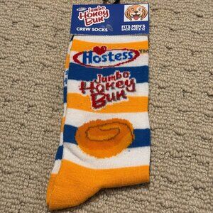 New Jumbo Honey Buns Novelty Crew Socks Size 6-12/13 - Men's/Women's -